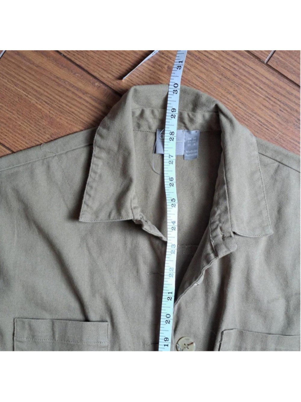ASOS Khaki Utility Belted Jumpsuit Size 6 NWOT - Picture 6 of 8